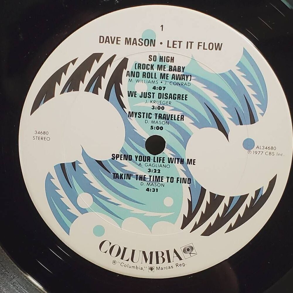 Dave Mason - Let It Flow Vinyl Record Original 1977 - Picture 6 of 9